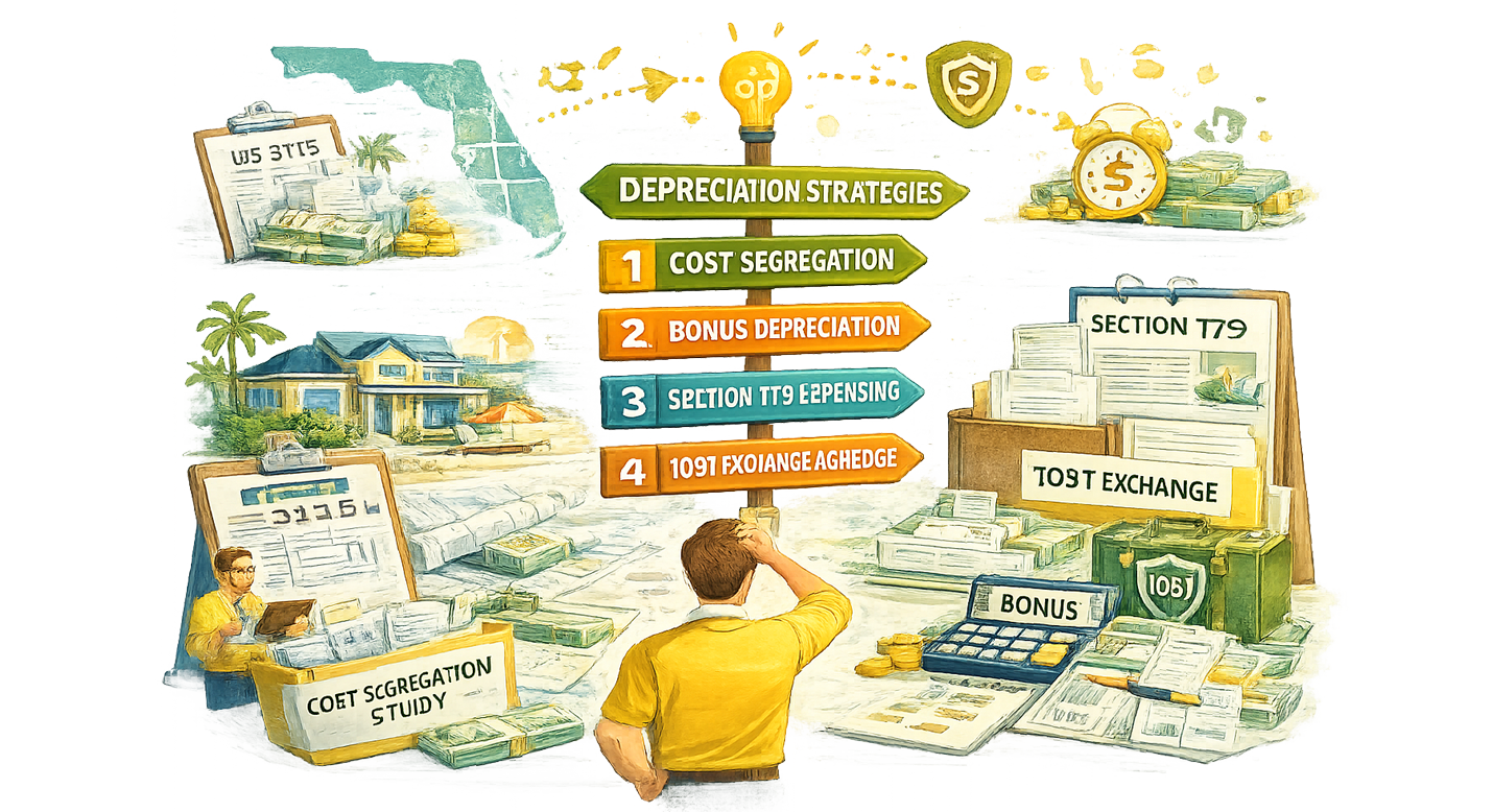 Four Depreciation Strategies for Florida Rental Property Investors