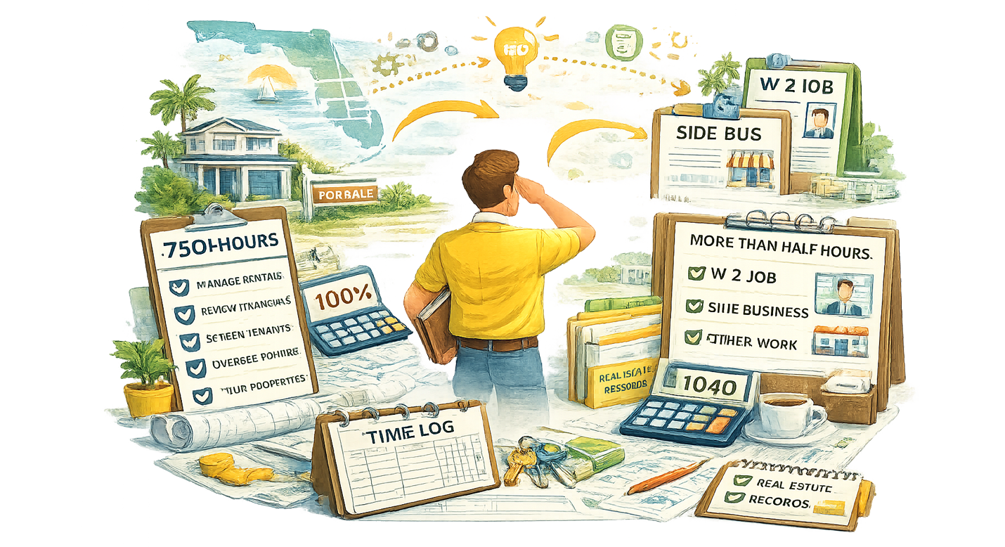 How to Qualify for Real Estate Professional Status and Protect Your Deductions in Florida