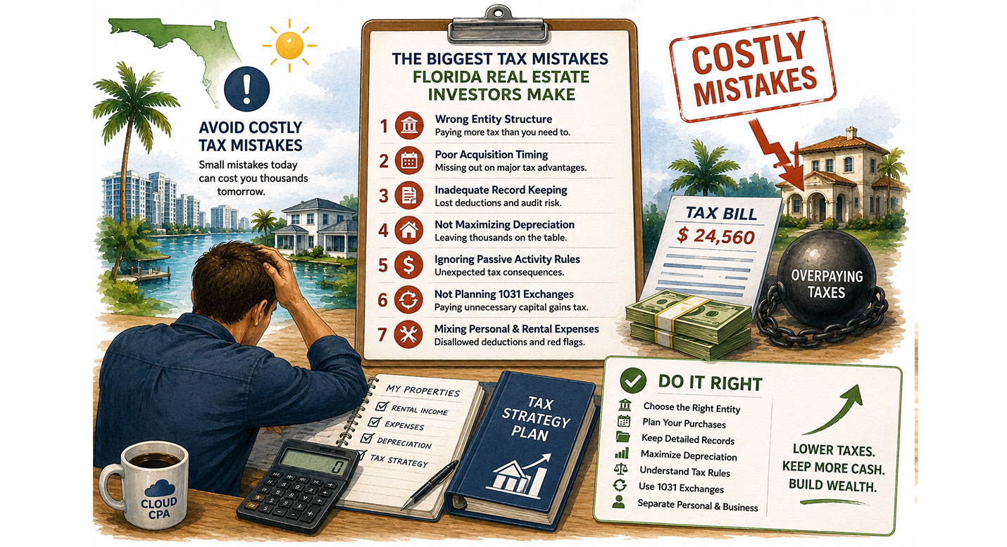 Biggest Tax Mistakes Florida Real Estate Investors Make